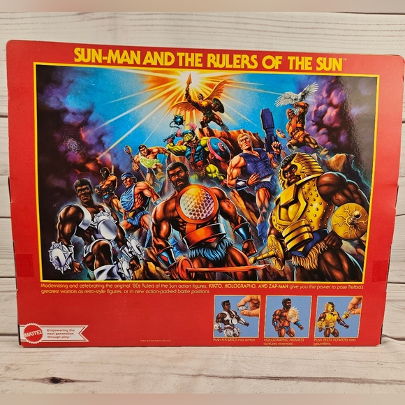 Masters of the Universe Sun-Man and the Rulers of the Sun Action Figure Set NEW - Picture 3 of 4
